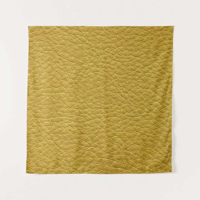 Tapiz Textura de cuero amarillo Seamless Closeup (Anverso)