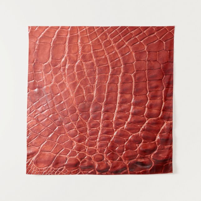 Tapiz Textura de cuero de cocodrilo (Anverso)