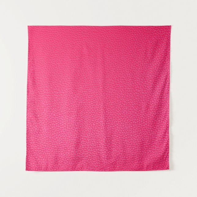 Tapiz Textura de cuero rosa (Anverso)