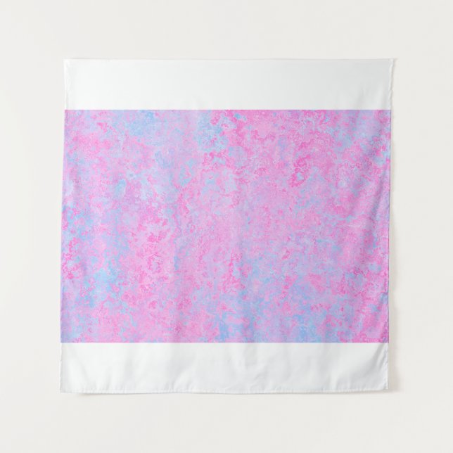 Tapiz Textura de fondo azul rosa claro (Anverso)
