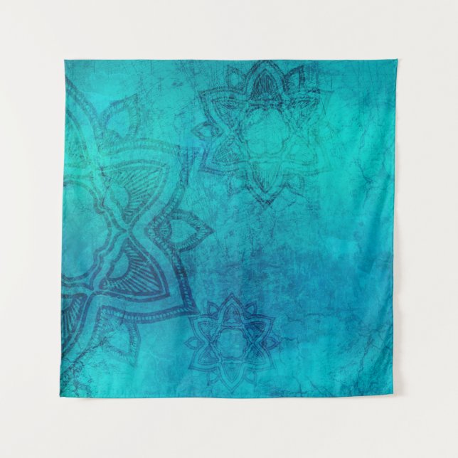Tapiz Textura de grueso de mandala de fondo (Anverso)