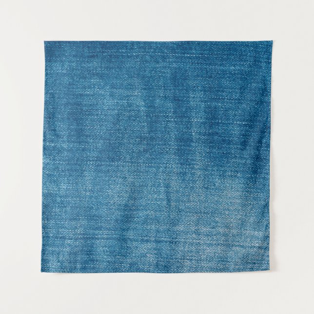 Tapiz textura de jeans de mezclilla azul cerca. jeans de (Anverso)