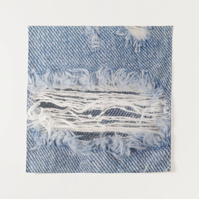 Tapiz Textura de jeans desvergonzados (Anverso)