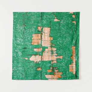 Tapiz Textura de la antigua valla de madera con pintura 