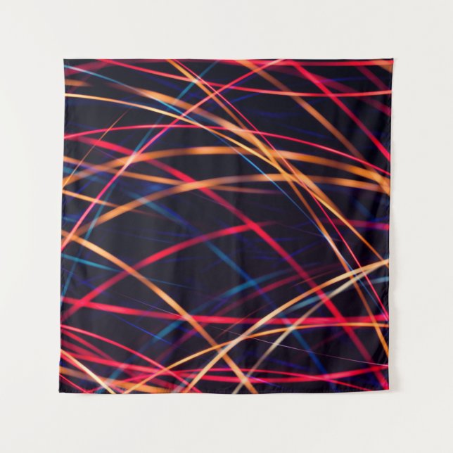 Tapiz Textura de luces de neón con exposición larga.abst (Anverso)