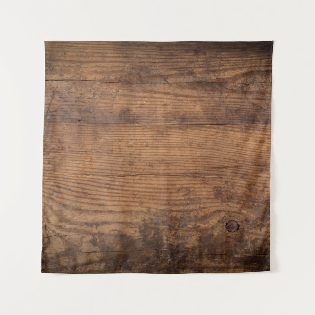 Tapiz Textura de madera marrón. Fondo abstracto, tiempo  (Anverso)
