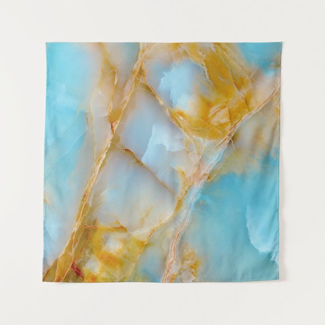 Tapiz Textura de mármol, interior de ónice colorido. (Anverso)