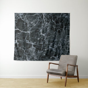 Tapiz Textura de mármol negro