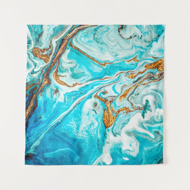 Tapiz Textura de mármol. Técnica oriental. Barra contemp (Anverso)