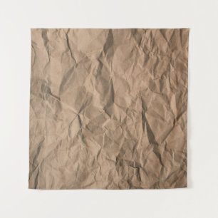 Tapiz textura de papel reciclado arrugado áspero marrón