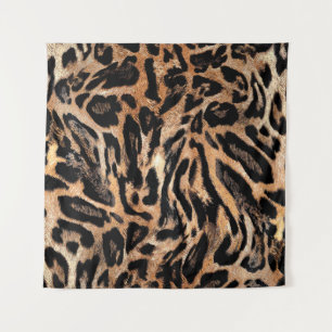 Tapiz Textura de piel de leopardo