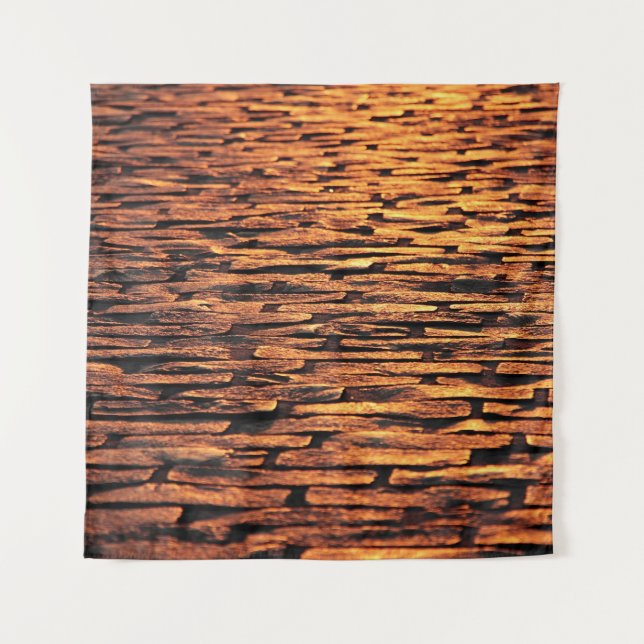 Tapiz Textura de tierra de adoquines (Anverso)