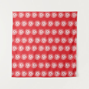 Tapiz Textura floral abstracta blanca negra.