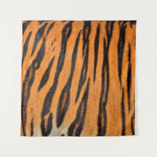 Tapiz Textura realista de piel de tigre.
