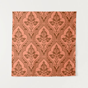 Tapiz Textura sin costura de lujoso Damasco Vintage