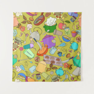 Tapiz Textura sin inconvenientes. Doodles dibujados a ma