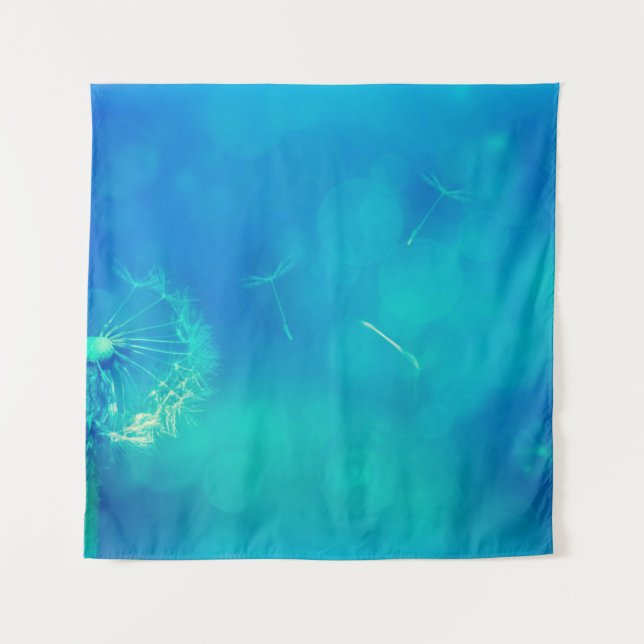 Tapiz Texture background dandelion nature (Anverso)