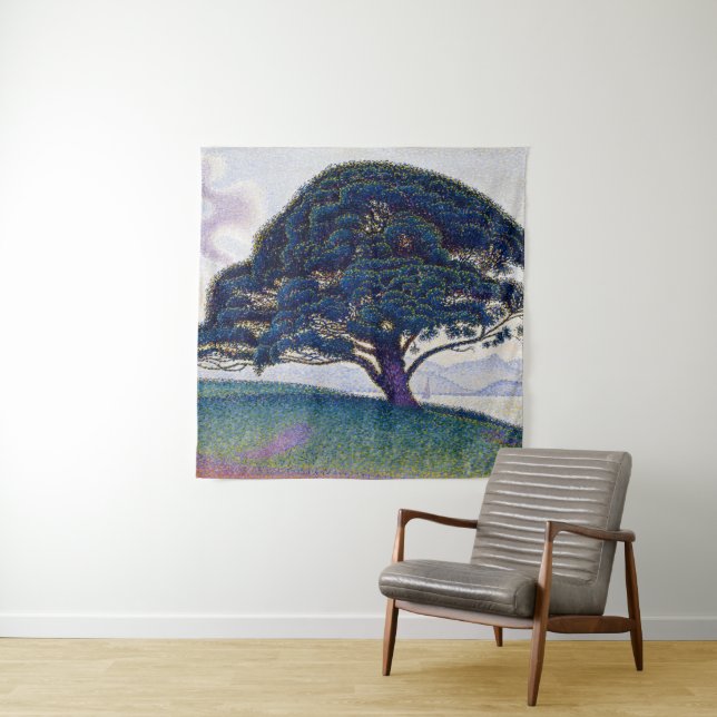 Tapiz The Bonaventure Pine, Oil Painting, Paul Signac (In situ (horizontal))