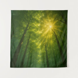 Tapiz The Divine Light Path: Cathedral of the Emerald Fo