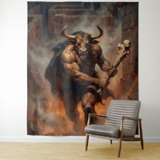 Tapiz The Hulking Minotaur of the Labyrinth