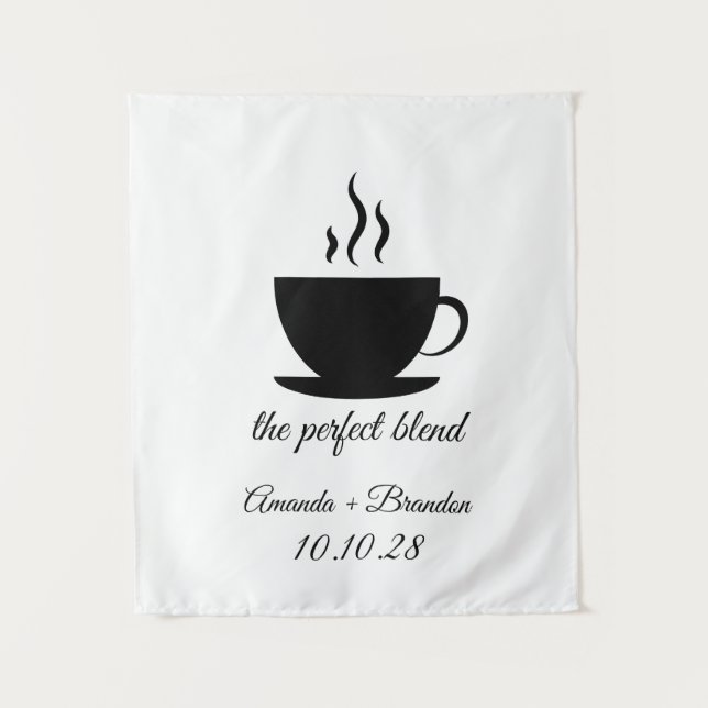 Tapiz The Perfect Blend Wedding Backdrop (Anverso)