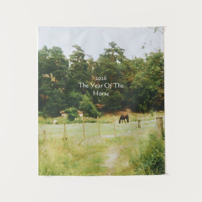 Tapiz The Year Of The Horse, 2026,  (Anverso)