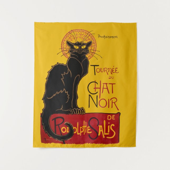 Tapiz Theophile Steinlen - Le Chat Noir Vintage (Anverso)