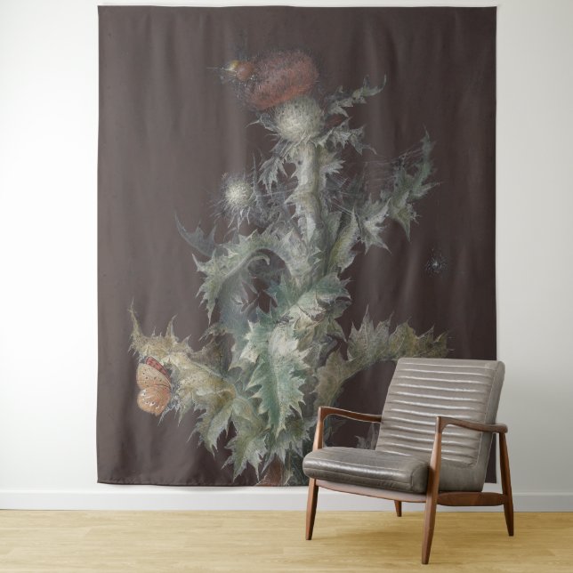 Tapiz Thistle with Insects 1755 Johann C. Dietzsch (In situ)