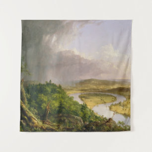 Tapiz Thomas Cole El Oxbow El Río Connecticut
