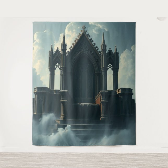 Tapiz „Thron der Götter – Sitz der himmlischen Macht“ (Anverso)