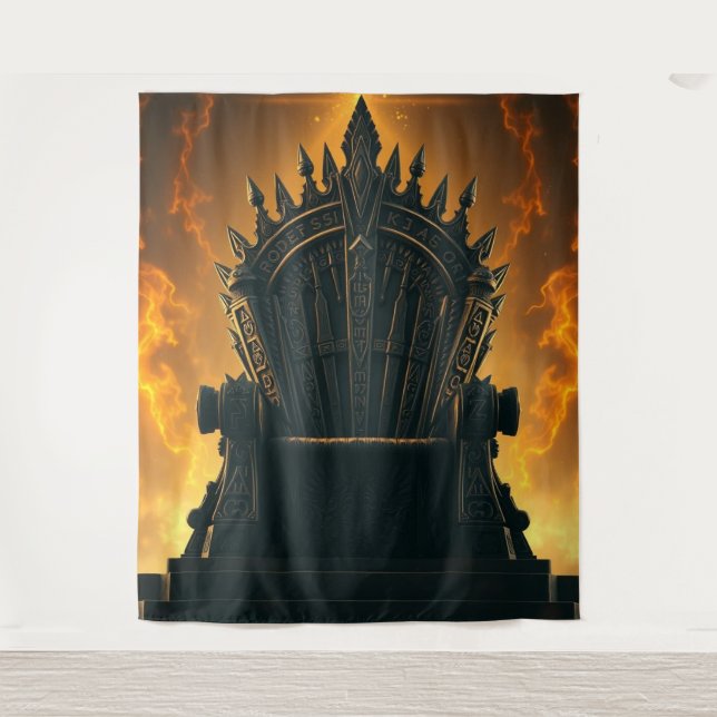 Tapiz „Thron der Götter – Sitz der himmlischen Macht“ (Anverso)