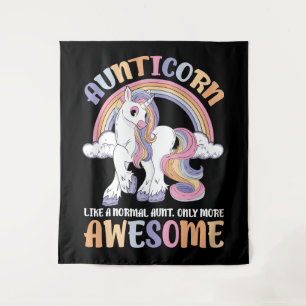 Tapiz tía unicornio como una tía normal solo que más imp