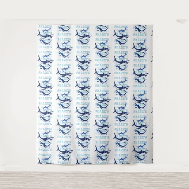 TAPIZ TIBURONES, TIBURONES, ESTILO (Anverso)