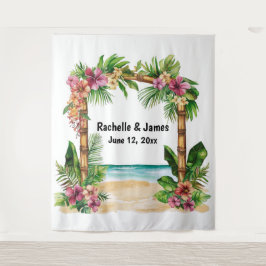 Tapiz Tides of Love Arch Wedding Backdrop