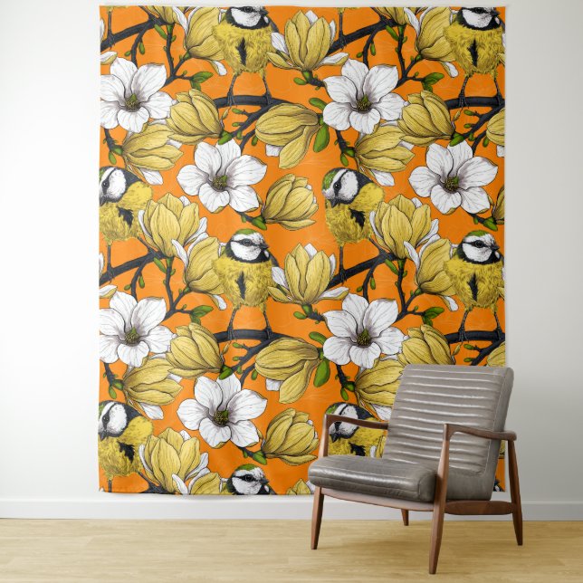 Tapiz Tiempo de primavera en amarillo (In situ)