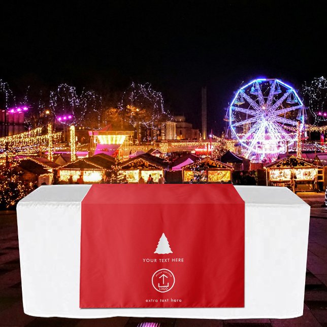 Tapiz Tienda emergente Mesa de venta Banner Navidad de m (Pop Up Shop Table Banner Christmas Market Stall Tapestry)