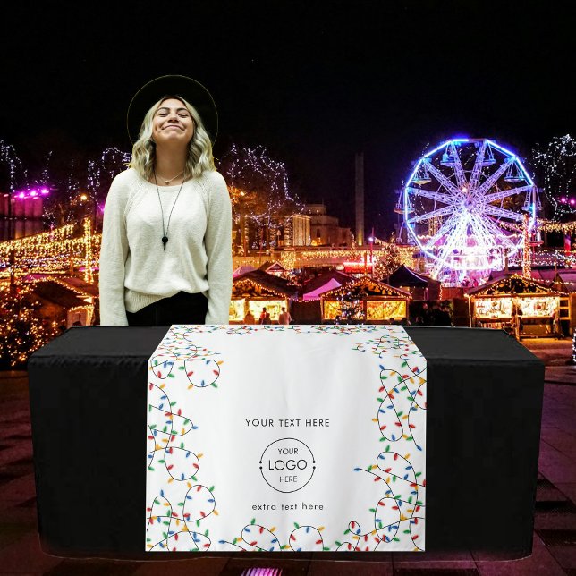 Tapiz Tienda emergente Mesa de venta Banner Navidad de m (Pop Up Shop Table Banner Christmas Market Stall Tapestry)