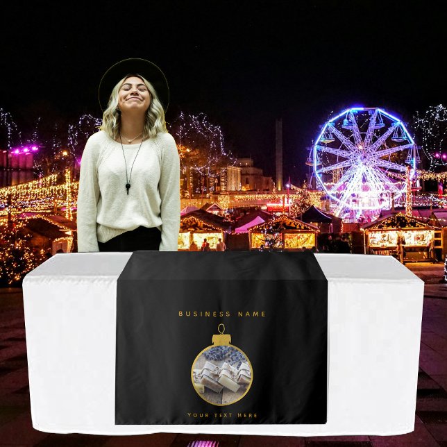 Tapiz Tienda emergente Mesa de venta Banner Navidad de m (Pop Up Shop Table Banner Christmas Market Stall Tapestry)