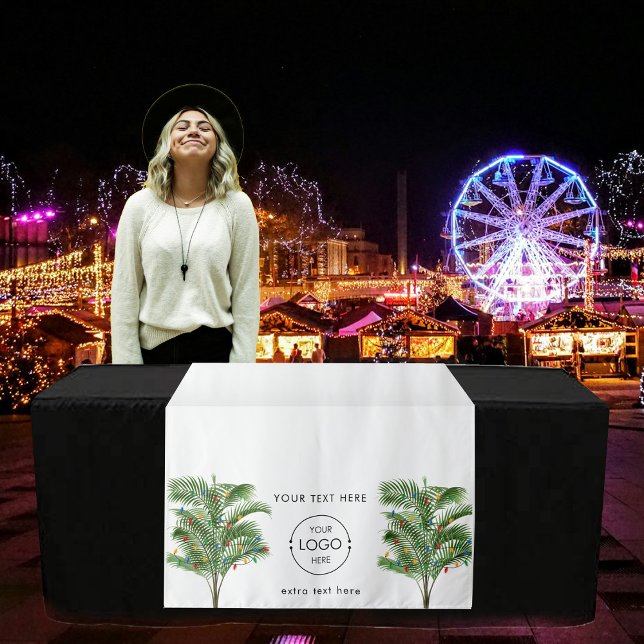 Tapiz Tienda emergente Mesa de venta Banner Navidad de m (Pop Up Shop Table Banner Christmas Market Stall Tapestry)