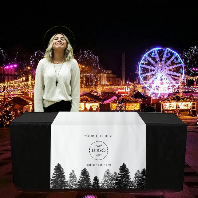 Tapiz Tienda emergente Mesa de venta Banner Navidad de m (Pop Up Shop Table Banner Christmas Market Stall Tapestry)