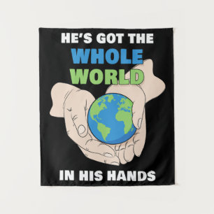 Tapiz Tiene todo el mundo en sus manos - niños de fe