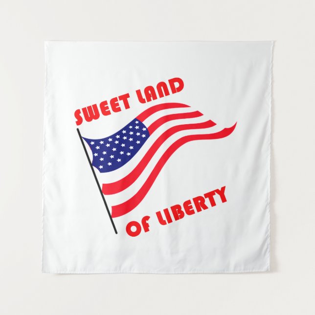 Tapiz Tierra dulce de la libertad (Anverso)
