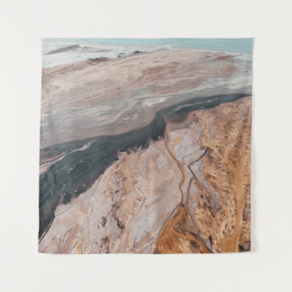 TAPIZ TIERRA MARRÓN Y GRIS