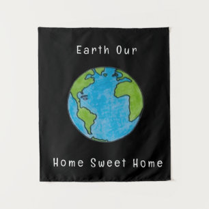 Tapiz Tierra nuestro hogar dulce hogar