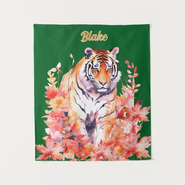 Tapiz Tigre Personalizado (Anverso)