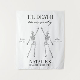 Tapiz Til Death Do Us Party Bachelorette Tapestry