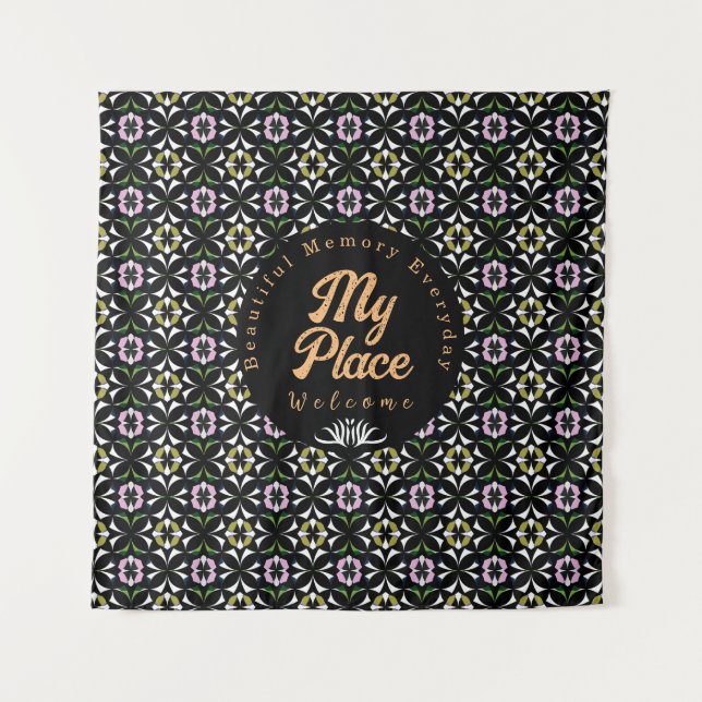 Tapiz Tile geométrico (Anverso)