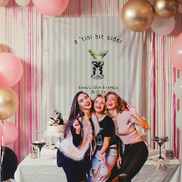 Tapiz Tini Bit mayor | Cumpleaños Temático Martini