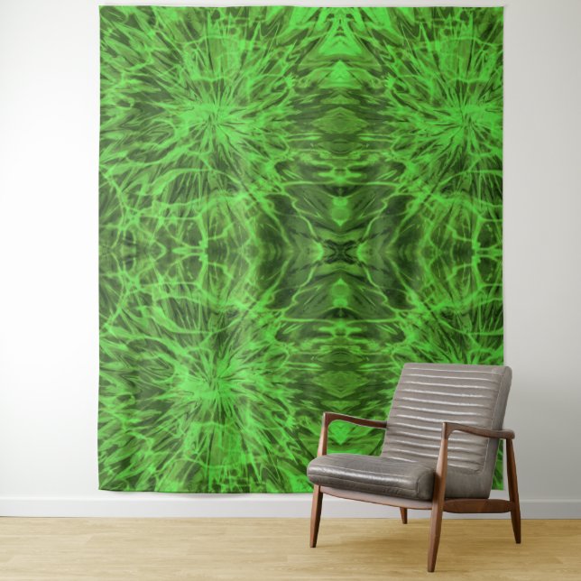 TAPIZ TINTURA VERDE ATADA (In situ)