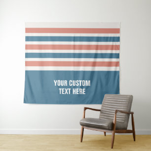 Tapiz Tiras de texto personalizado patrón